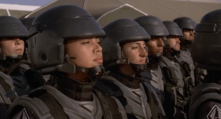 I’m doing my part! (Starship Troopers)